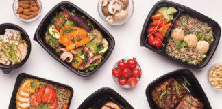 Restaurant Healthy Food Delivery In Take Away Boxes