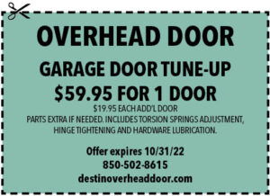 Fwb Lofe 2022 October Coupons Overhead Door