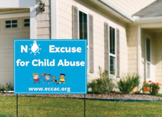 Eccac Yard Sign For April