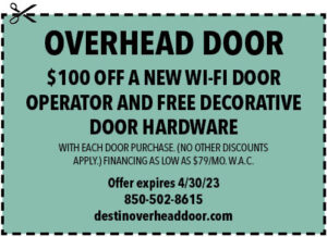 Fwb Life 2023 April Coupons Overhead Door