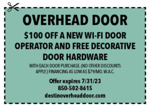 Fwb Life 2023 July Coupons Overhead Door