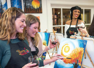 Painting with a Twist Girls Night