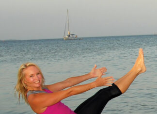 Lisa Leath Turpin on Paddleboard