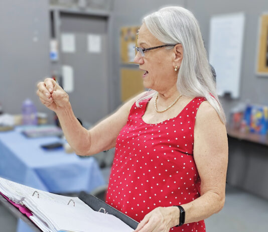 Stage Crafters Director Gail Hurley