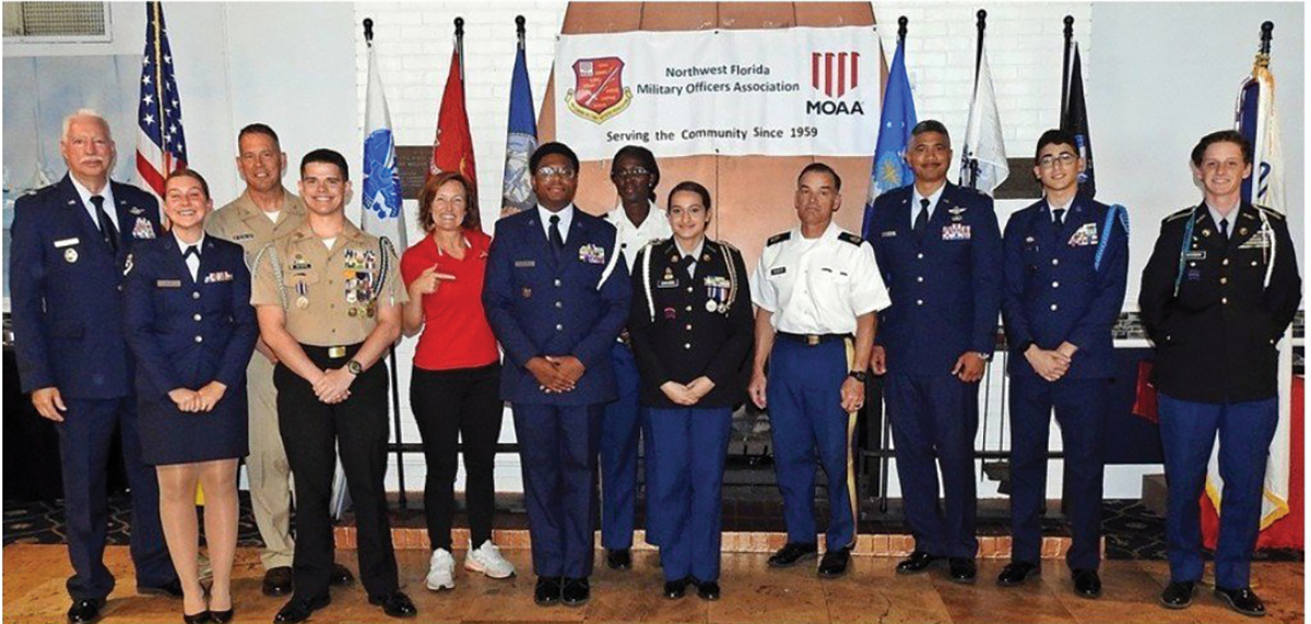 Northwest Florida Military Officers Association Scholarship Winners