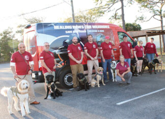 Healing Paws for Warriors Training Class Group Photo