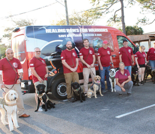 Healing Paws for Warriors Training Class Group Photo