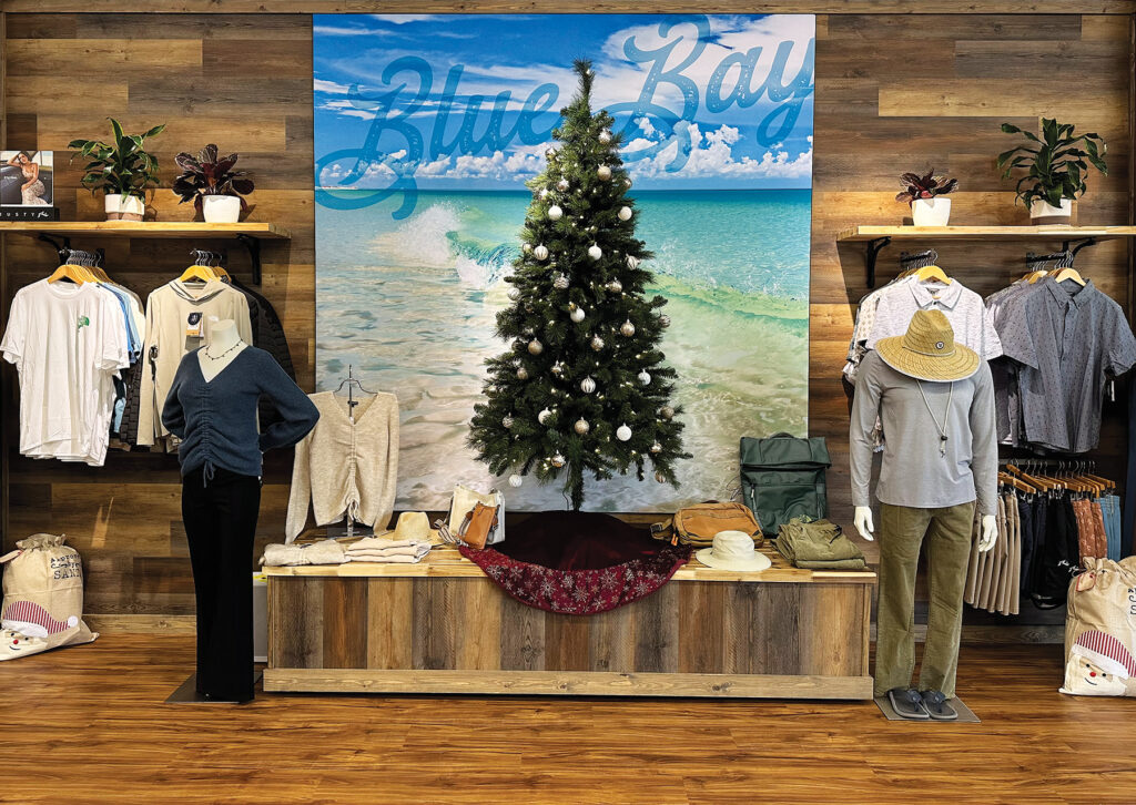 Blue Bay Lifestyle Mens Clothes And Tree