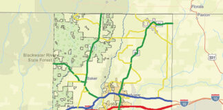 Okaloosa County Map
