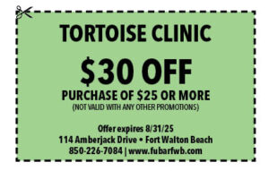 Fwb Life 2025 July Coupons Tortoise Clinic